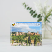 Carte Postale UNESCO WHS - Alhambra, Grenade (Debout devant)