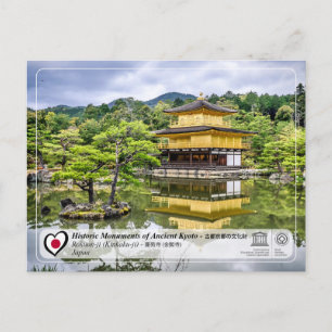 Carte Postale UNESCO WHS - Ancien Kyoto -Rokuon-ji - 鹿苑寺