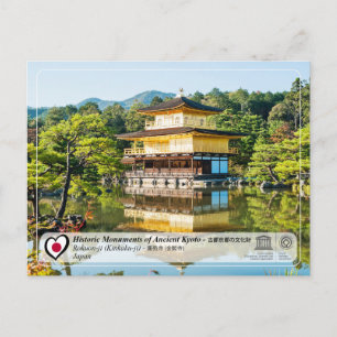 Carte Postale UNESCO WHS - Ancien Kyoto -Rokuon-ji - 鹿苑寺