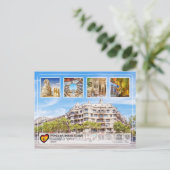 Carte Postale UNESCO WHS - Antoni Gaudí - Casa Milà La Pedrera (Debout devant)