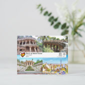 Carte Postale UNESCO WHS - Antoni Gaudí - Parc Güell (Debout devant)