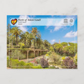 Carte Postale UNESCO WHS - Antoni Gaudí - Parc Güell (Devant)