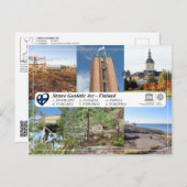 Carte Postale UNESCO WHS - Arc géodésique Struve en Finlande (Devant / Derrière)