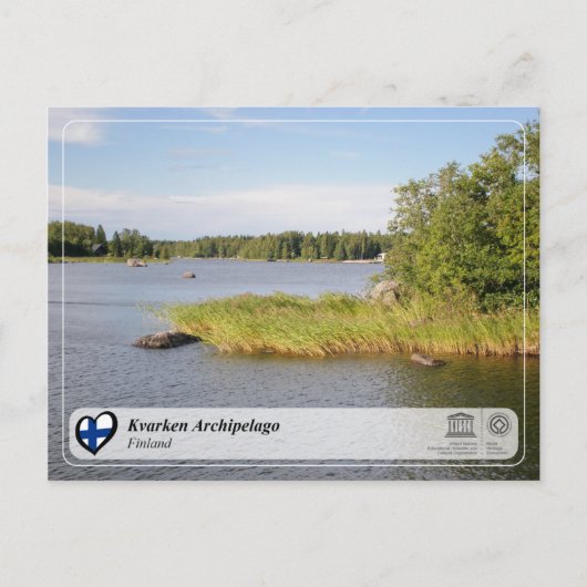 Carte Postale UNESCO WHS - Archipel de Kvarken (Devant)