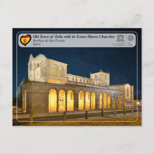 Carte Postale UNESCO WHS - Ávila - Basílica de San Vicente