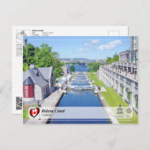 Carte Postale UNESCO WHS - Canal Rideau (Devant / Derrière)