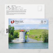 Carte Postale UNESCO WHS - Canal Rideau - Fort Henry, Kingston (Devant / Derrière)