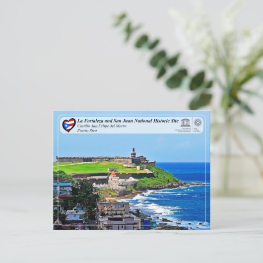 Carte Postale UNESCO WHS - Castillo San Felipe del Morro (Debout devant)