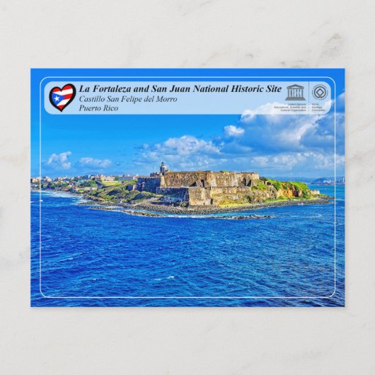 Carte Postale UNESCO WHS - Castillo San Felipe del Morro (Devant)