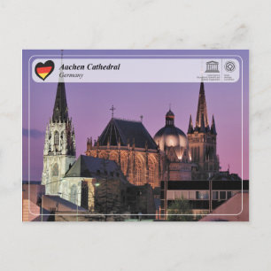 Carte Postale UNESCO WHS - Cathédrale d'Aachen