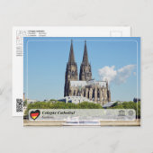 Carte Postale UNESCO WHS - Cathédrale de Cologne (Devant / Derrière)
