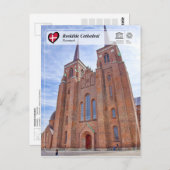 Carte Postale UNESCO WHS - Cathédrale de Roskilde (Devant / Derrière)