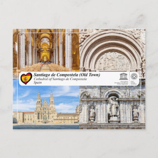 Carte Postale UNESCO WHS - Cathédrale de Saint-Jacques-de-Compos