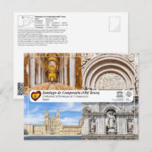 Carte Postale UNESCO WHS - Cathédrale de Saint-Jacques-de-Compos (Devant / Derrière)