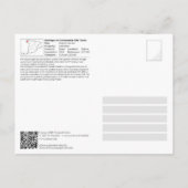 Carte Postale UNESCO WHS - Cathédrale de Saint Jacques de Compos (Dos)