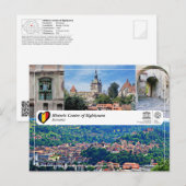 Carte Postale UNESCO WHS - Centre historique de Sighisoara (Devant / Derrière)