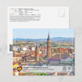 Carte Postale UNESCO WHS - Collégiale de Santa María la Mayor (Devant / Derrière)