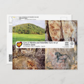 Carte Postale UNESCO WHS - Complexe de la grotte de La Garma (Devant / Derrière)