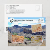 Carte Postale UNESCO WHS - Cueva de las Manos, Río Pintura (Devant / Derrière)