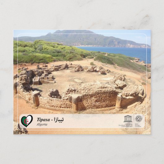 Carte Postale UNESCO WHS - EAU - Tipasa - Flacer (Devant)