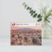 Carte Postale UNESCO WHS - Ecriture sur pierre / Áísínai’pi (Debout devant)