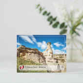 Carte Postale UNESCO WHS - Ecriture sur pierre / Áísínai’pi (Debout devant)