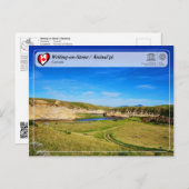 Carte Postale UNESCO WHS - Ecriture sur pierre / Áísínai’pi (Devant / Derrière)