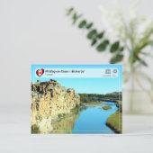 Carte Postale UNESCO WHS - Ecriture sur pierre / Áísínai’pi (Debout devant)