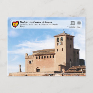 Carte Postale UNESCO WHS - Église de Santa Tecla