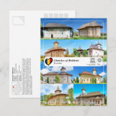 Carte Postale UNESCO WHS - Églises de Moldavie (Devant / Derrière)