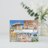 Carte Postale UNESCO WHS - Églises de Moldavie - Humor (Debout devant)