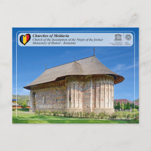 Carte Postale UNESCO WHS - Eglises de Moldavie - Humour