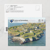 Carte Postale UNESCO WHS - Forteresse de Suomenlinna (Devant / Derrière)