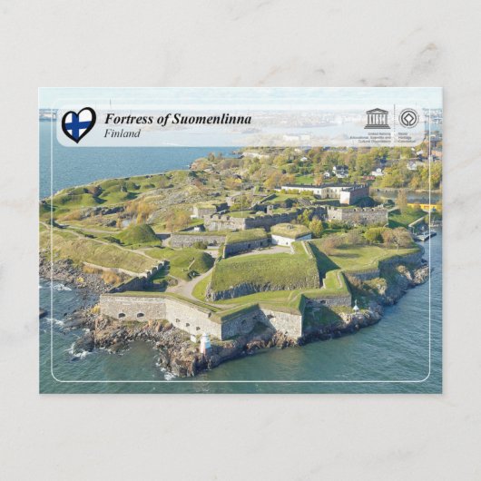 Carte Postale UNESCO WHS - Forteresse de Suomenlinna (Devant)