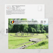 Carte Postale UNESCO WHS - Forteresses daces - Sarmizegetusa (Devant / Derrière)