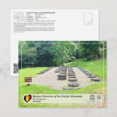 Carte Postale UNESCO WHS - Forteresses daces - Sarmizegetusa (Devant / Derrière)