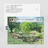 Carte Postale UNESCO WHS - Forteresses Daciennes - Capalna (Devant / Derrière)