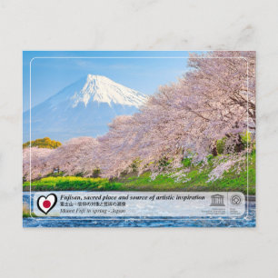 Carte Postale UNESCO WHS - Fujisan - Mont Fuji - 富 士 山