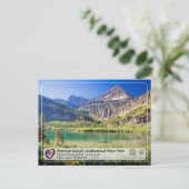 Carte Postale UNESCO WHS - Glacier NP - Lac Atsina (Debout devant)