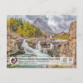 Carte Postale UNESCO WHS - Glacier NP - Swiftcurrent Falls Post (Devant)