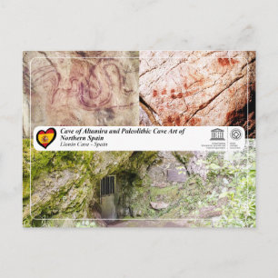 Carte Postale UNESCO WHS - Grotte Llonín / Cueva de Llonín
