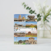 Carte Postale UNESCO WHS - Groupe de Monuments à Hampi (Debout devant)