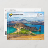Carte Postale UNESCO WHS - Îles Galápagos (Devant / Derrière)