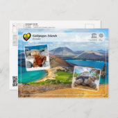 Carte Postale UNESCO WHS - Îles Galápagos (Devant / Derrière)