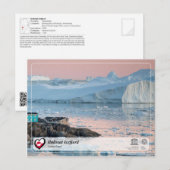 Carte Postale UNESCO WHS - Ilulissat Icefjord (Devant / Derrière)