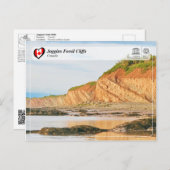 Carte Postale UNESCO WHS - Joggins Falaises Fossiles (Devant / Derrière)