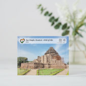 Carte Postale UNESCO WHS - Konark Sun Temple (Debout devant)