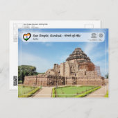 Carte Postale UNESCO WHS - Konark Sun Temple (Devant / Derrière)