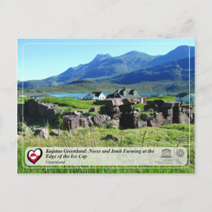 Carte Postale UNESCO WHS - Kujataa Groenland - Agriculture inuit