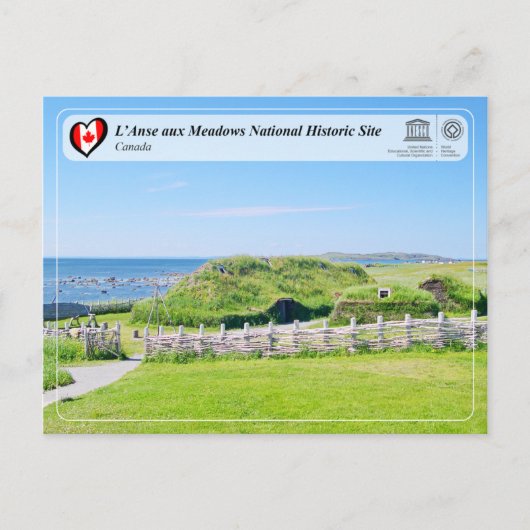 Carte Postale UNESCO WHS - L’Anse aux Meadows (Devant)